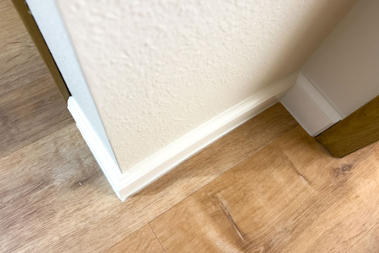 Clean baseboards